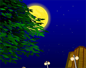 月亮代表我的心flash动画